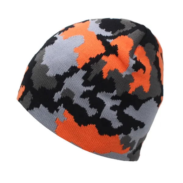 Beanie – Unisex Bold Camouflage Knit