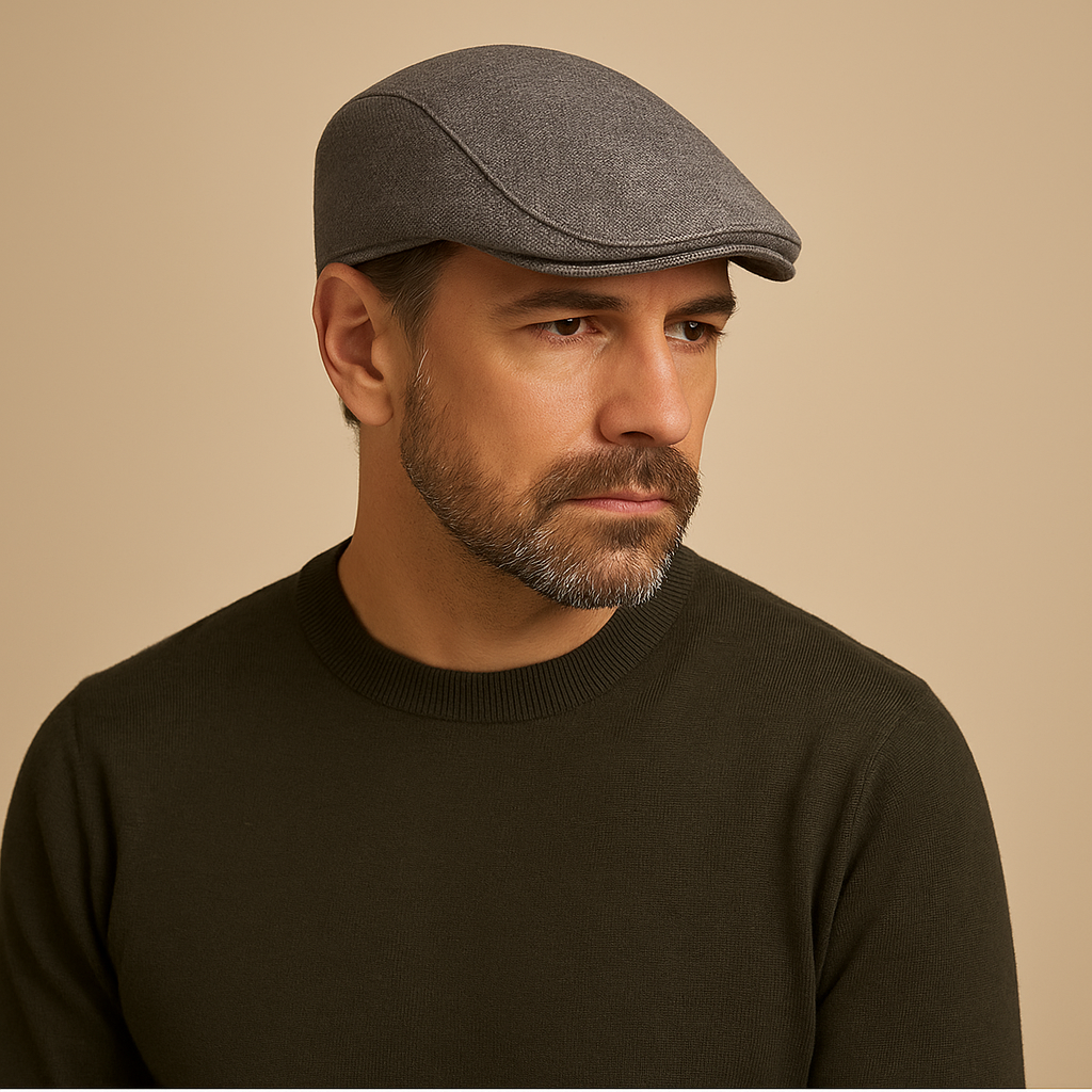 Flat Cap – Men’s Classic Linen Style