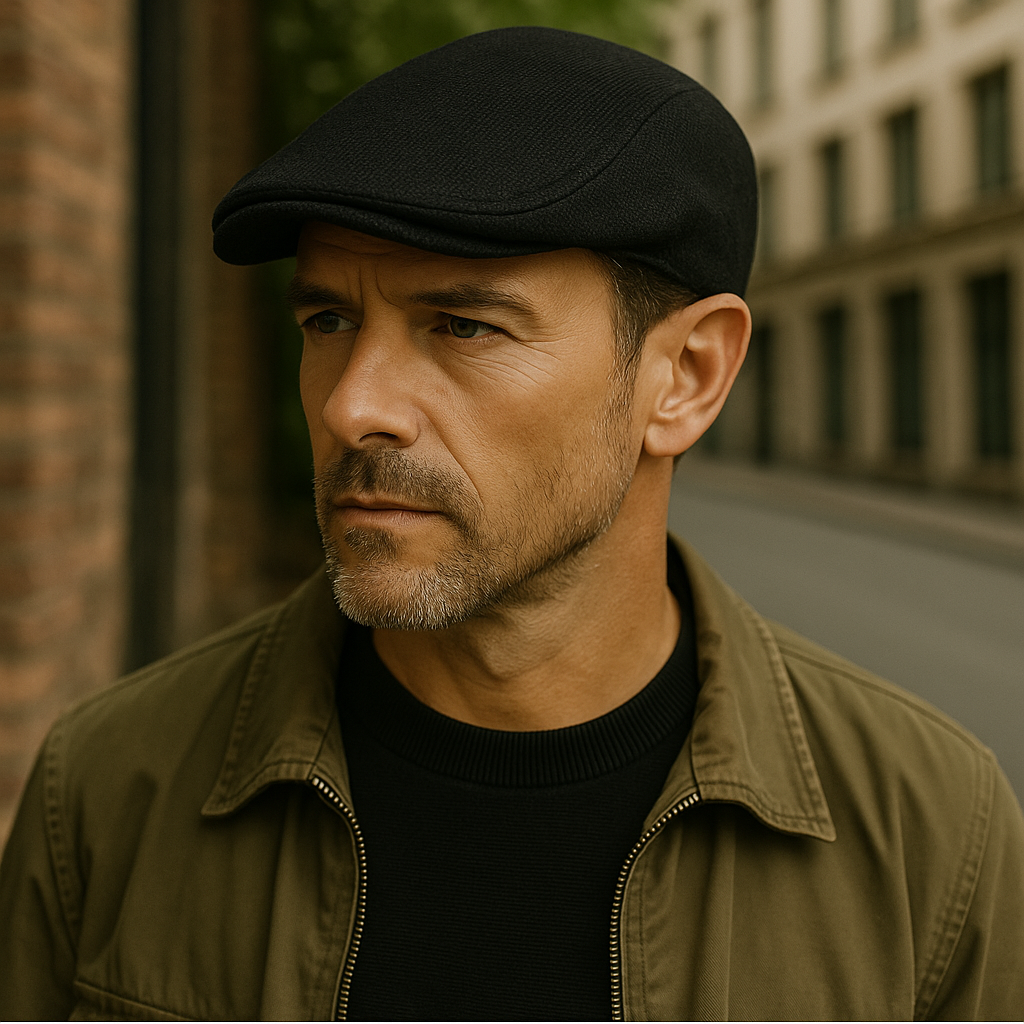 Flat Cap – Men’s Classic Linen Style
