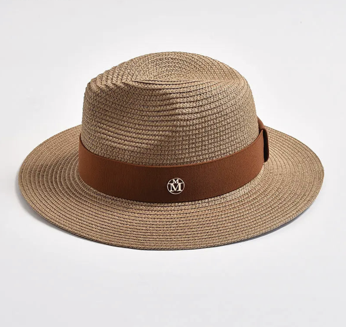 Panama Hat – Structured Shape With Decorative Contrast Band