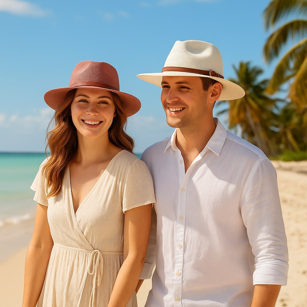 Panama Hat – Summer Style with Leather Buckle Band