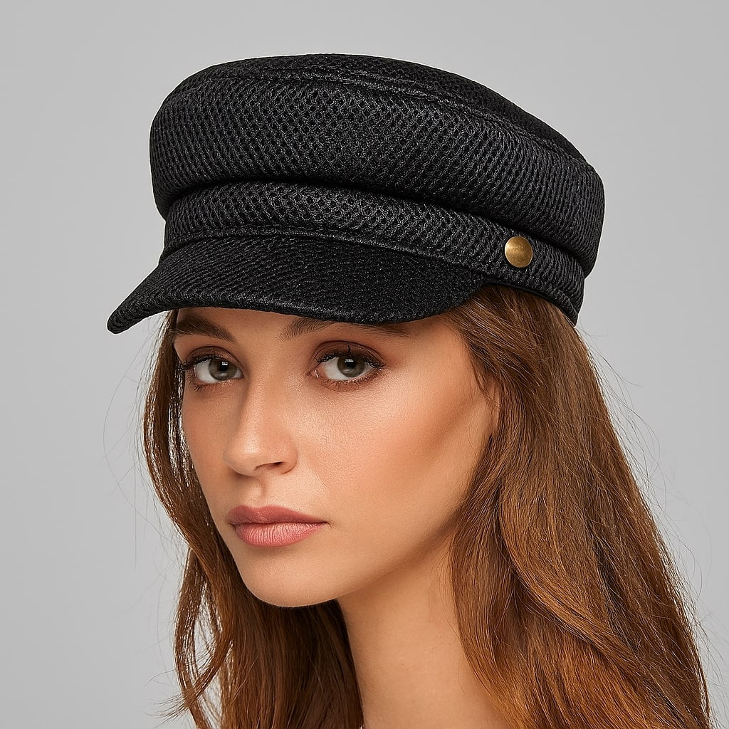 Breathable Mesh Sailor Cap – Lightweight Unisex Military Style
