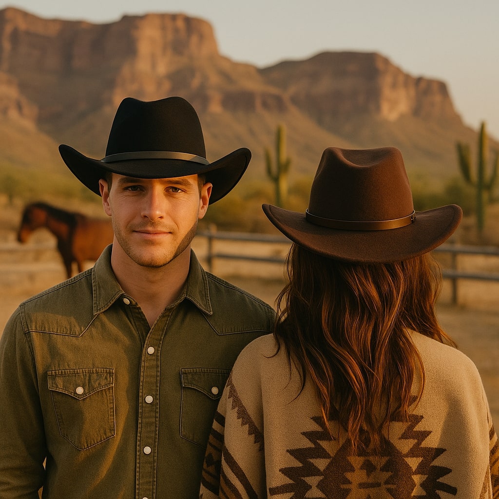 Cowboy Hat – Minimalist Leather Band Design