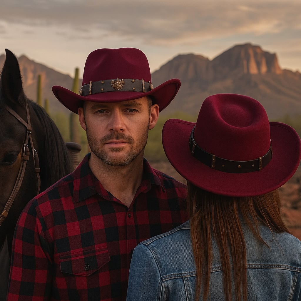 Cowboy Hat – Western Eagle Emblem Design