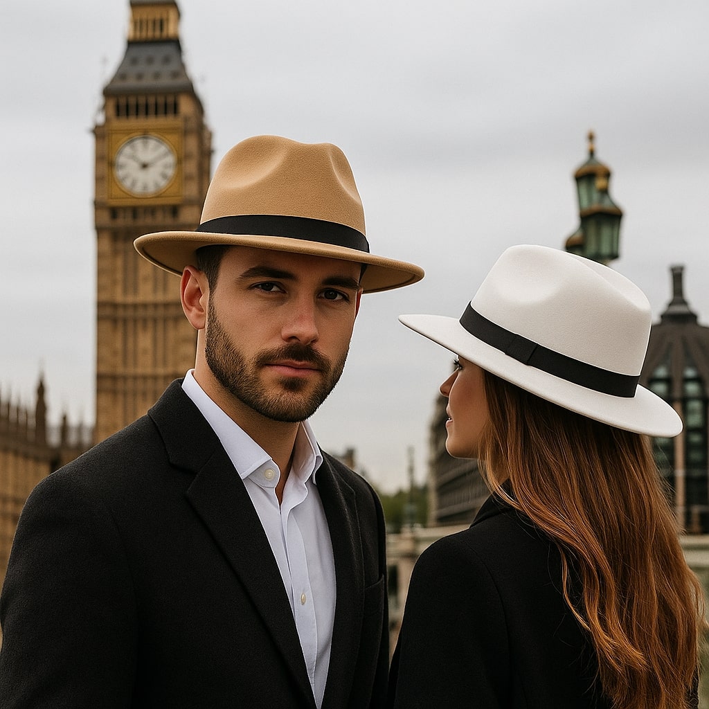 Fedora Hat – Classic Wool Blend with Black Band