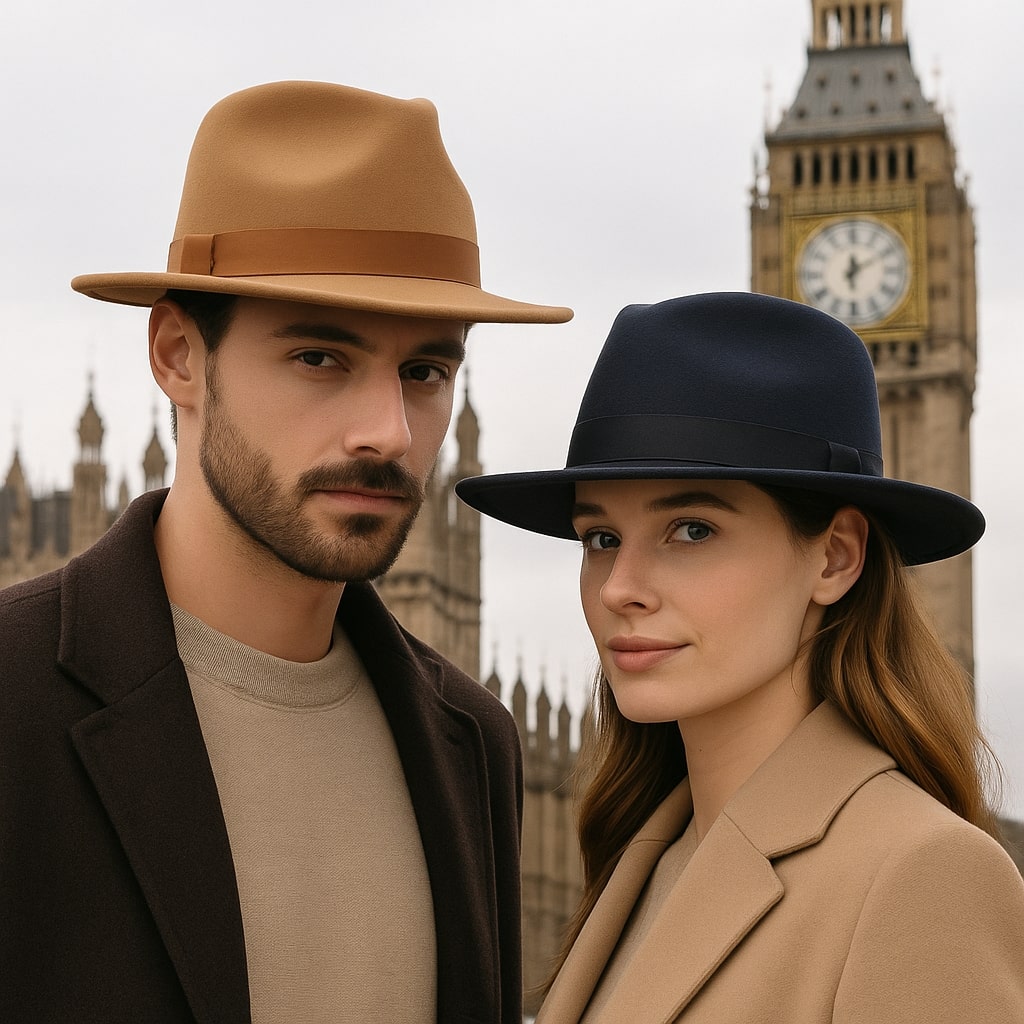 Classic Fedora Hat – Timeless Style with Bow Accent