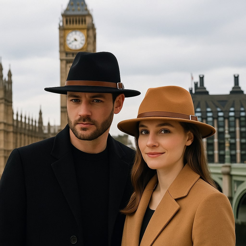 Fedora Hat – Leather Buckle Band