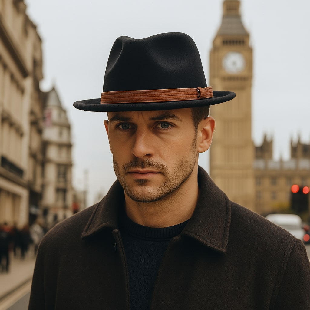 Trilby Hat – Leather Style Band