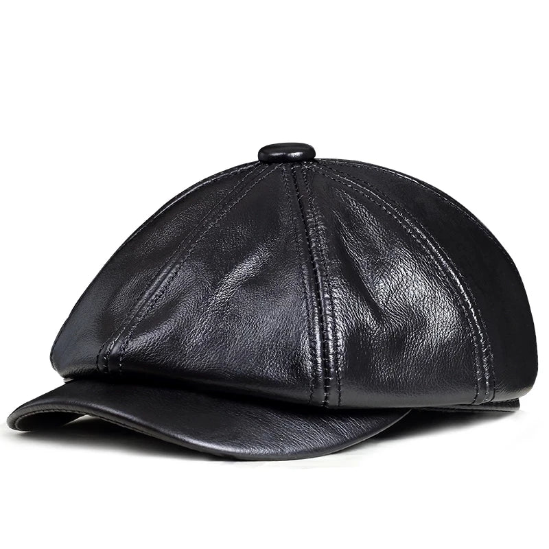 Newsboy Cap – Vintage Style In Genuine Leather