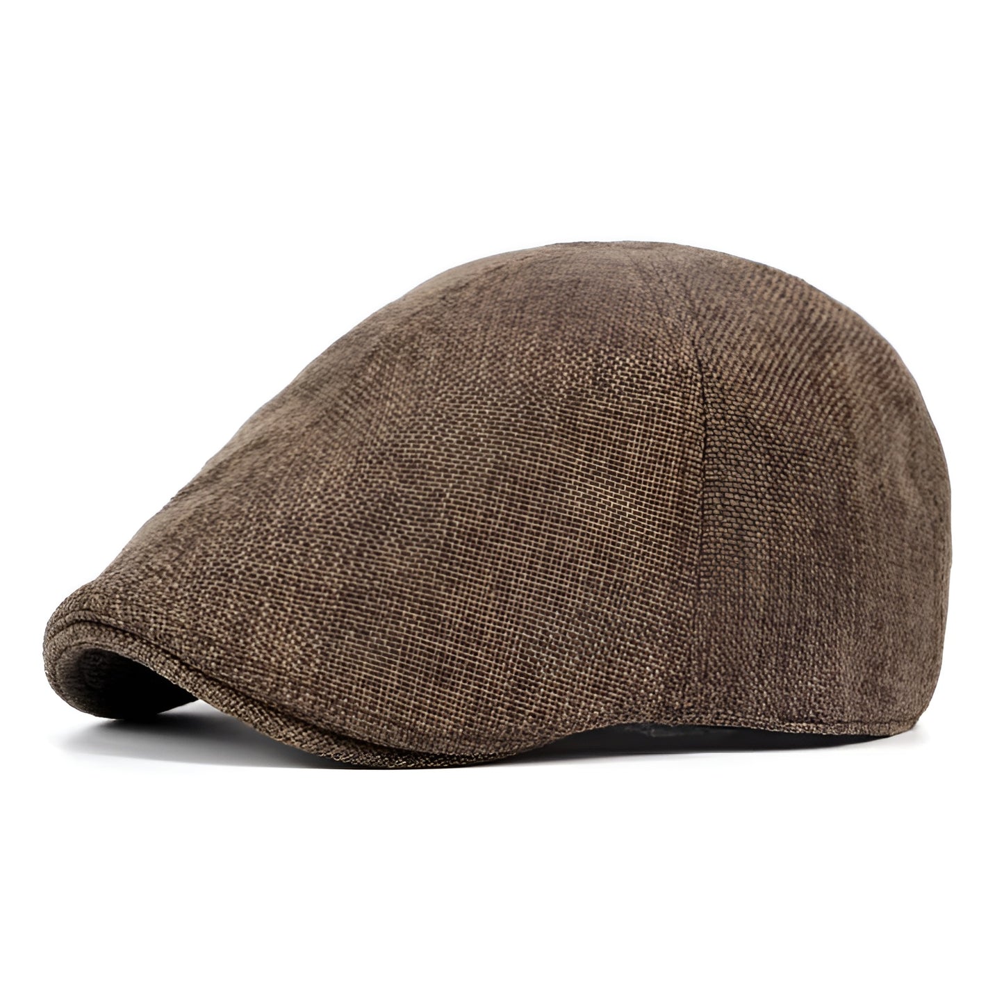 Flat Cap – Lightweight Linen Texture for Spring & Summer
