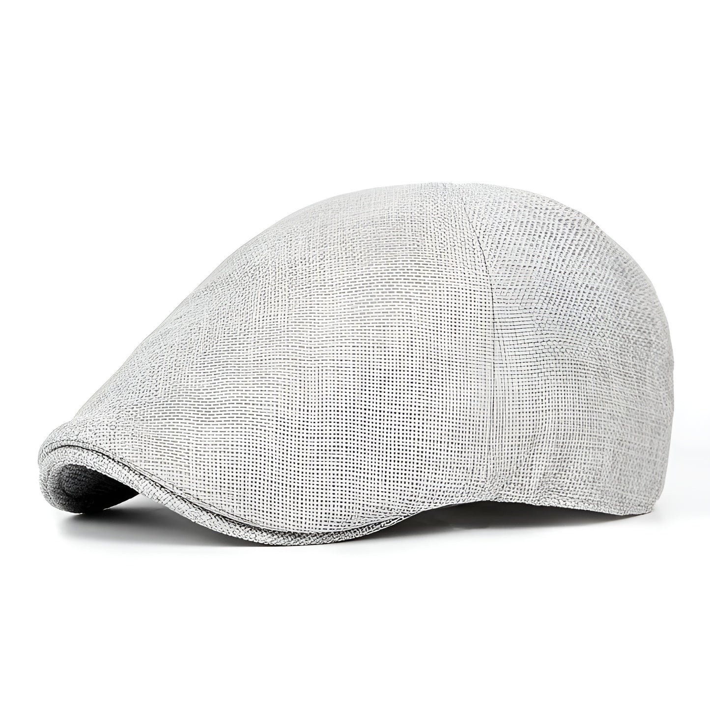 Flat Cap – Lightweight Linen Texture for Spring & Summer