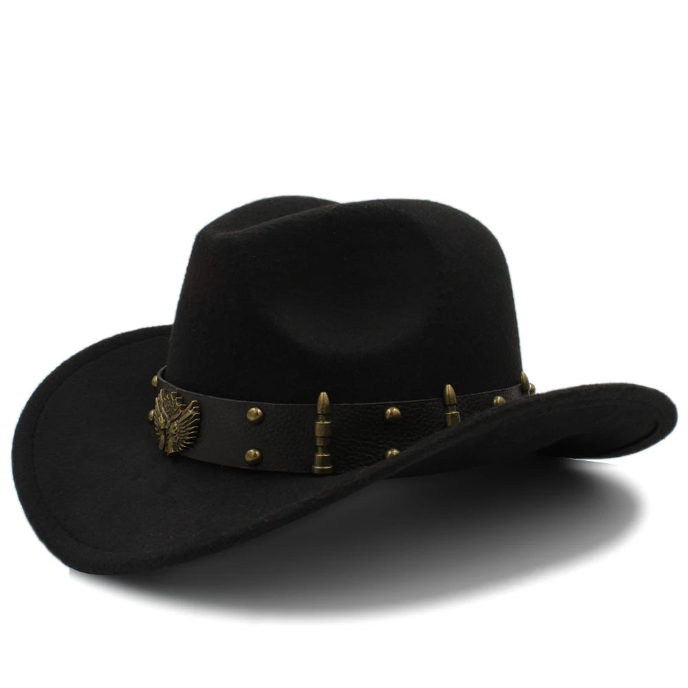 Cowboy Hat – Western Eagle Emblem Design