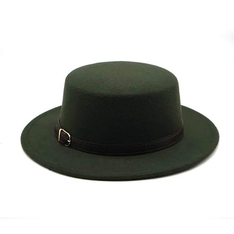 Chapeau Fedora Plat Classy Chic - La Maison du Chapeau