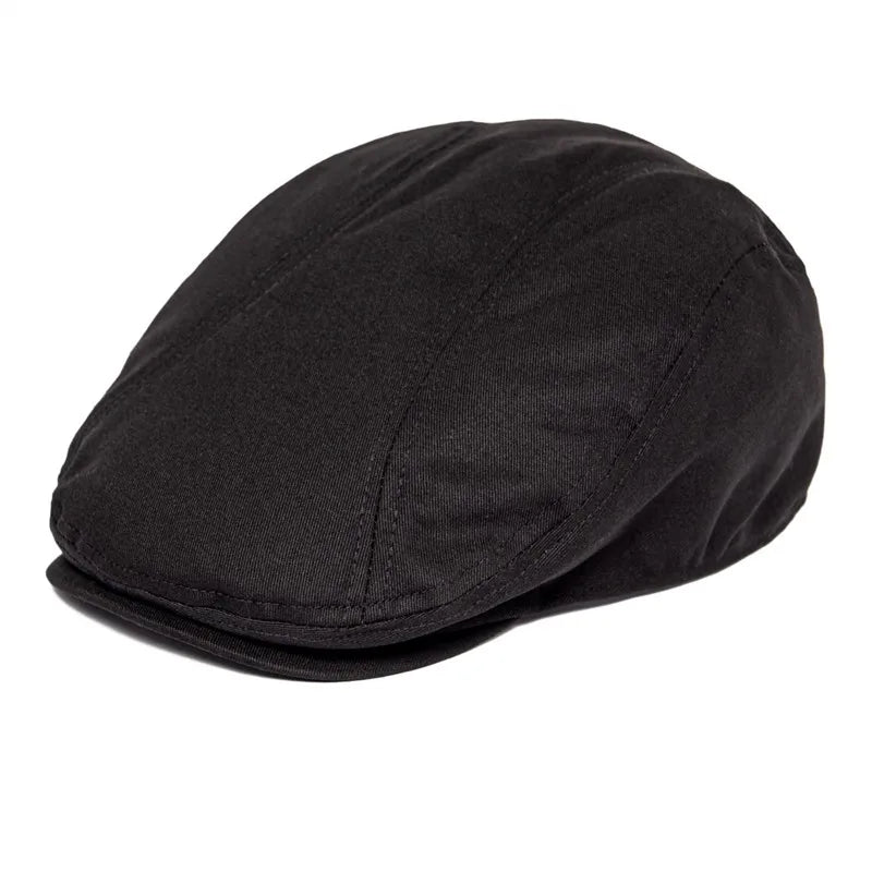 Flat Cap – Classic Cotton Structure with Subtle Paneling