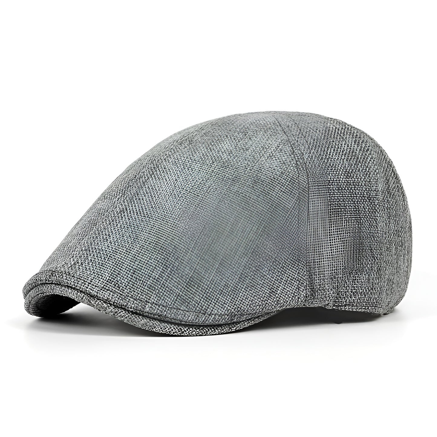 Flat Cap – Lightweight Linen Texture for Spring & Summer