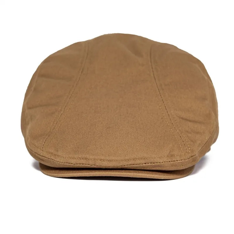 Flat Cap – Classic Cotton Structure with Subtle Paneling