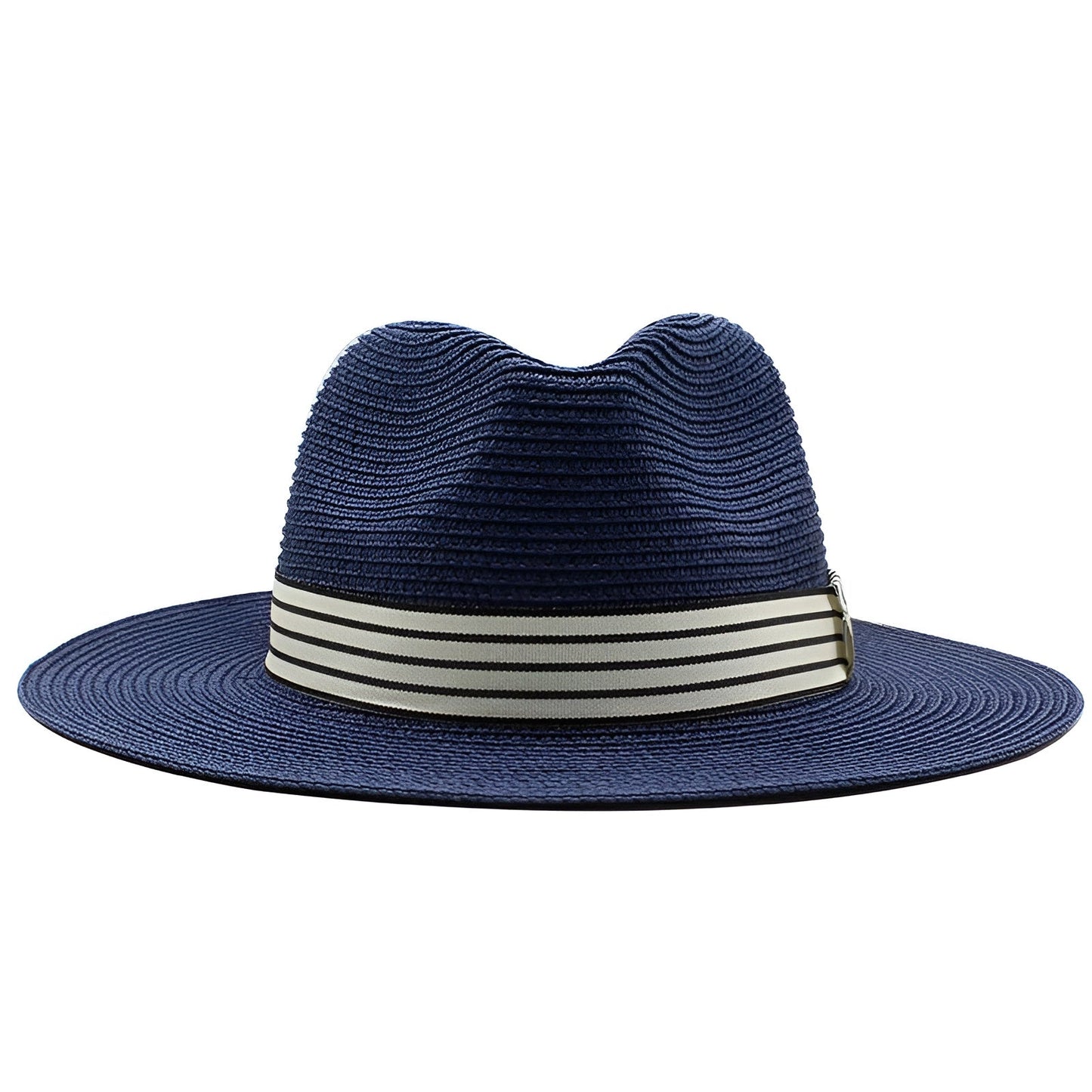 Panama Hat – Striped Band & Clean Structured Finish