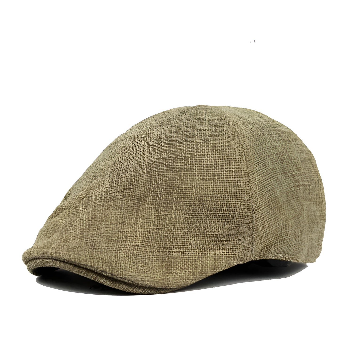Flat Cap – Lightweight Linen Texture for Spring & Summer
