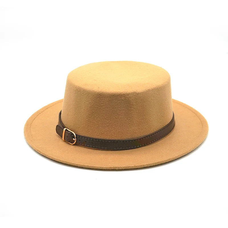 Chapeau Fedora Plat Classy Chic - La Maison du Chapeau