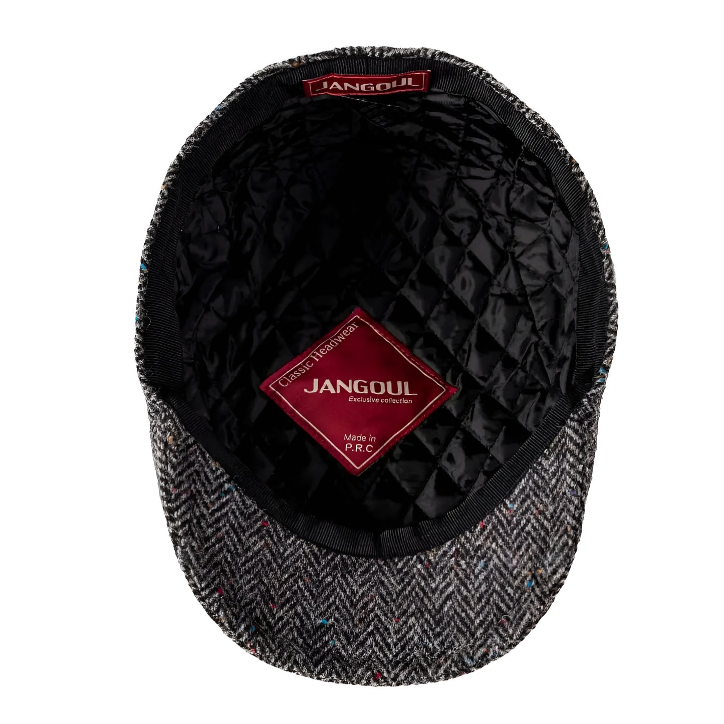 Flat Cap – Wool Herringbone With Timeless Silhouette