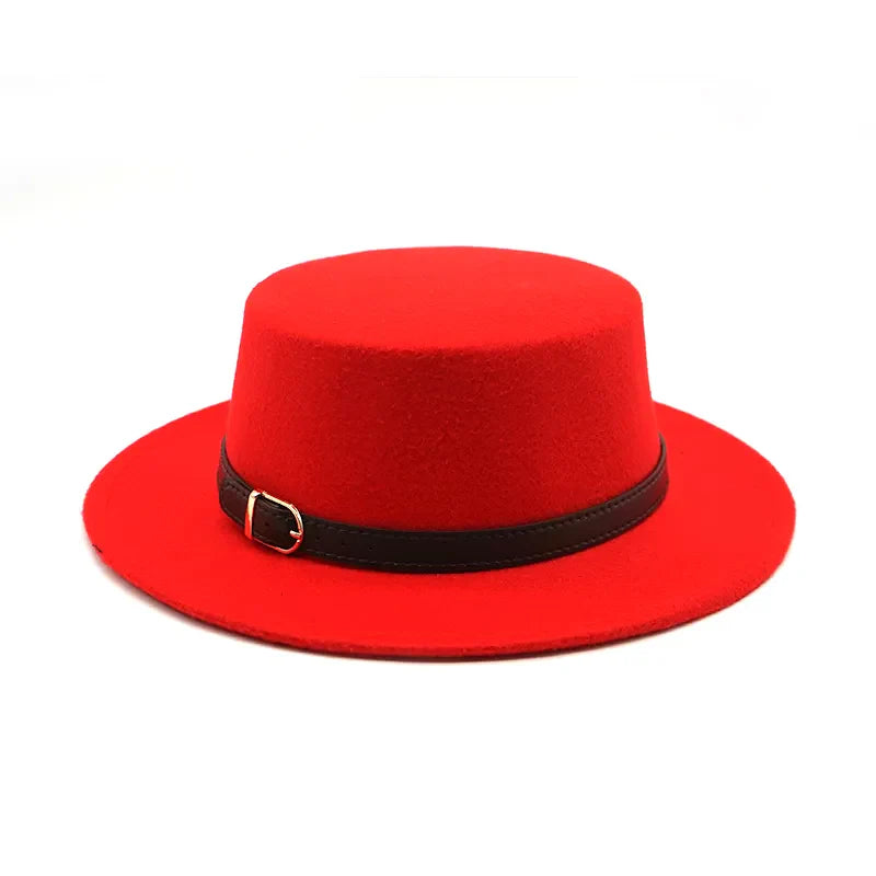 Chapeau Fedora Plat Classy Chic - La Maison du Chapeau