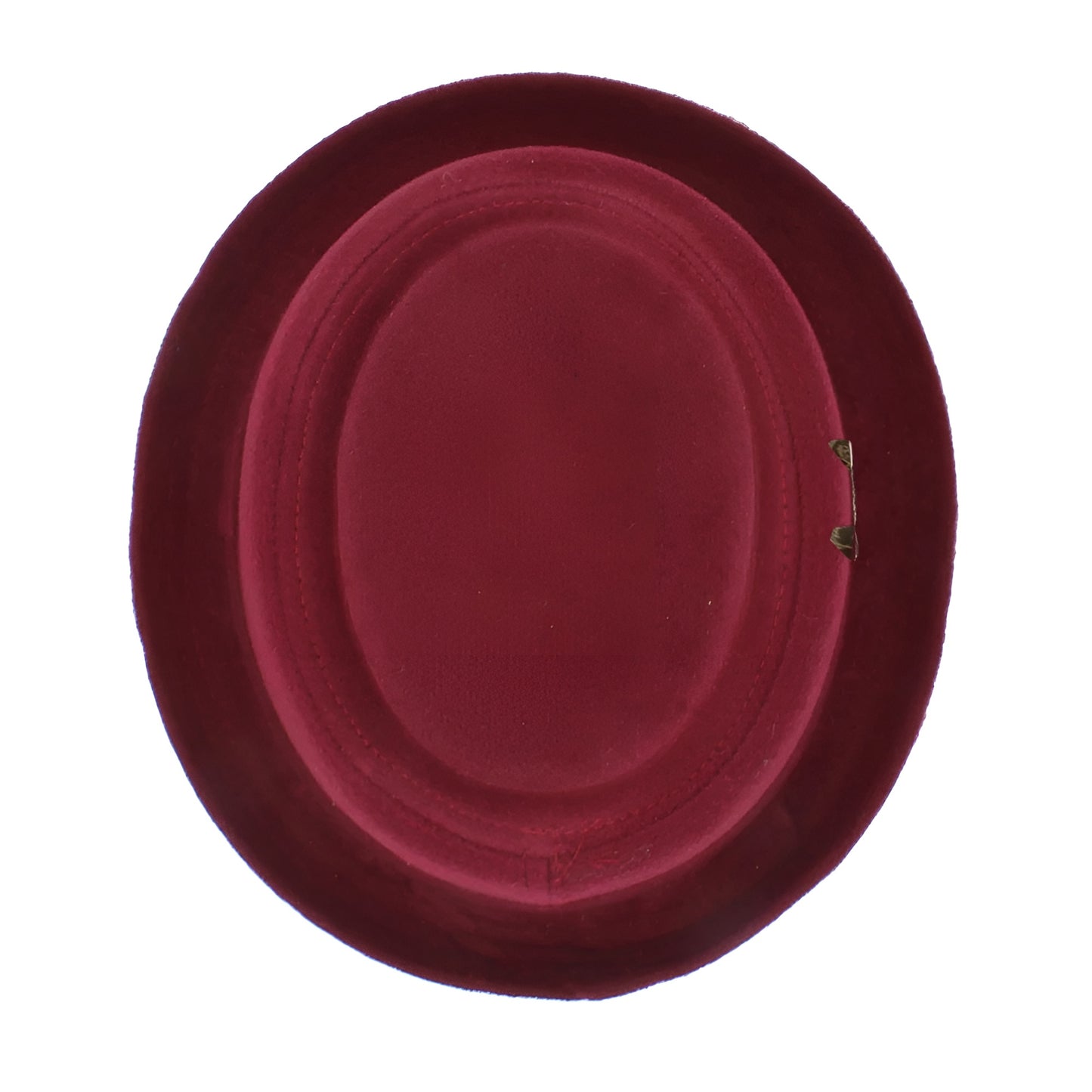 Pork Pie Wool Hat – Vintage Style With Feather Accent