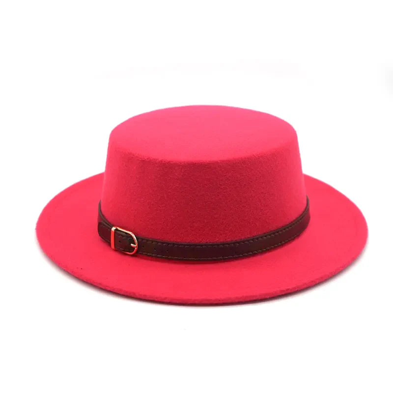 Chapeau Fedora Plat Classy Chic - La Maison du Chapeau