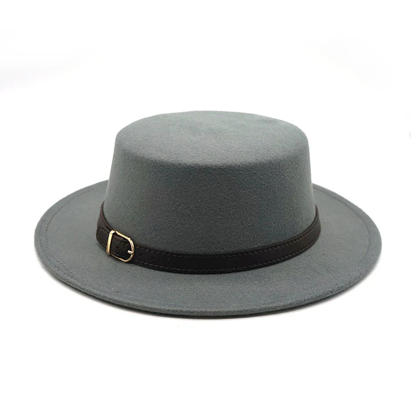 Chapeau Fedora Plat Classy Chic - La Maison du Chapeau
