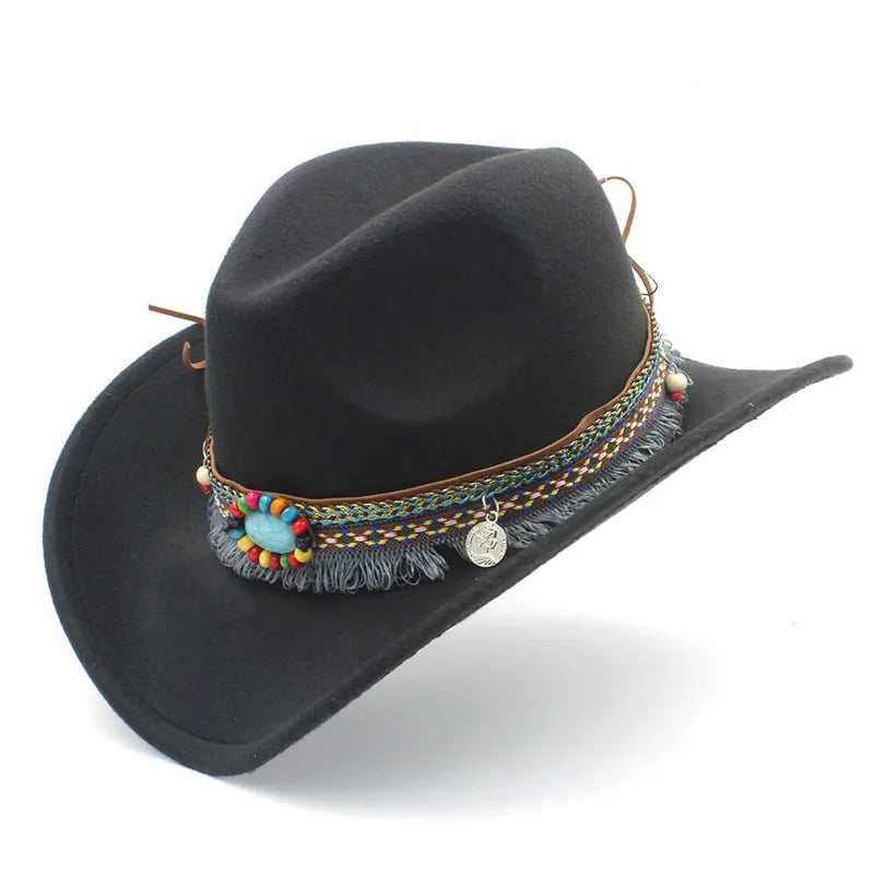 Cowboy Hat – Wool with Decorative Band