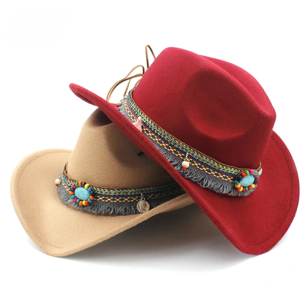 Cowboy Hat – Wool with Decorative Band