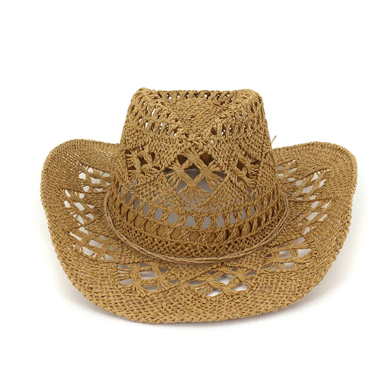 Straw Cowboy Hat – Open-Weave Cowboy Style