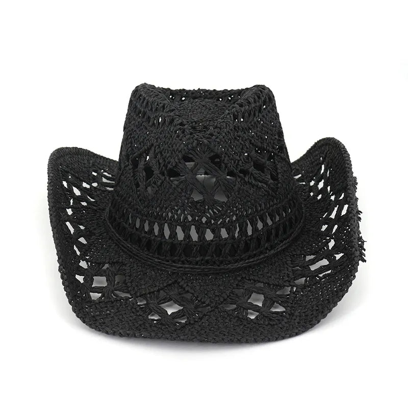 Straw Cowboy Hat – Open-Weave Cowboy Style