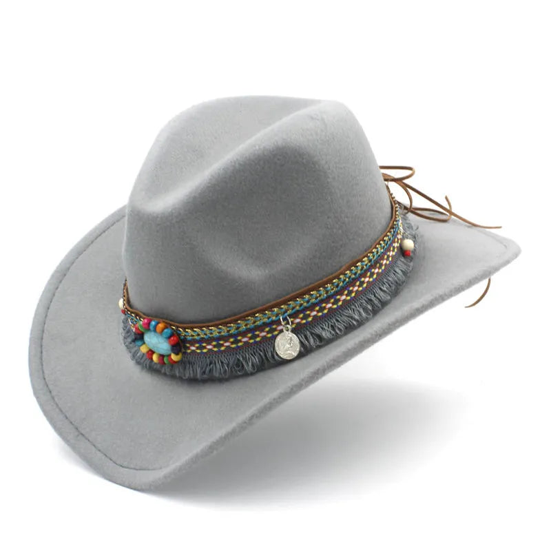 Cowboy Hat – Wool with Decorative Band