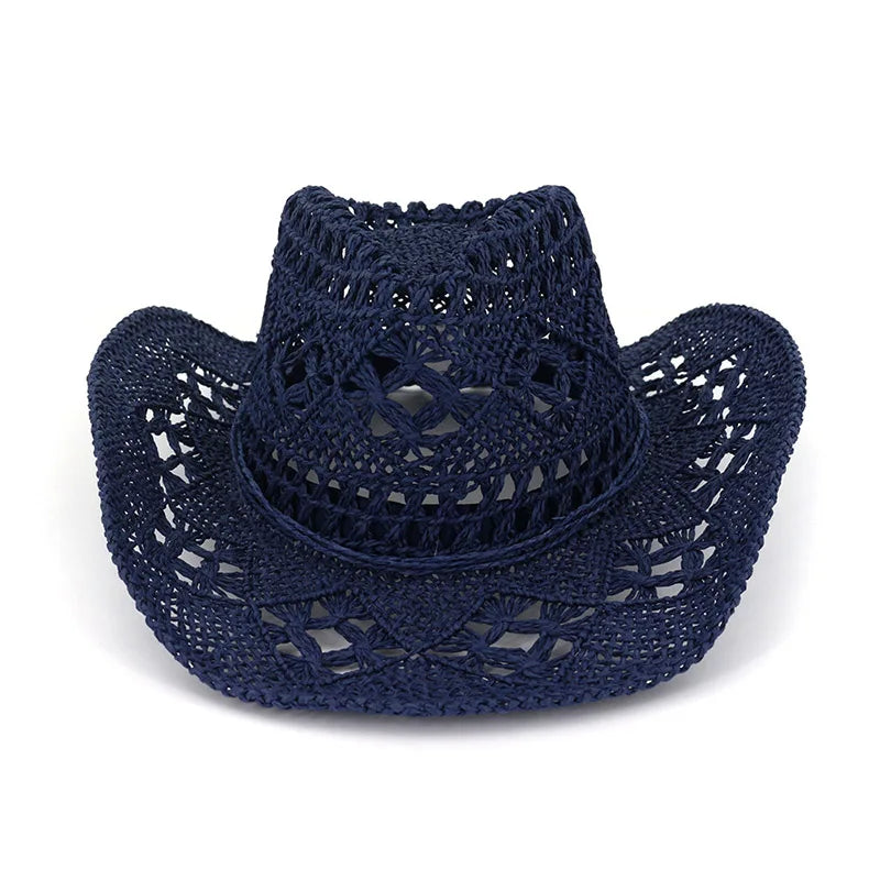 Straw Cowboy Hat – Open-Weave Cowboy Style