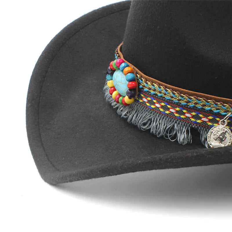 Cowboy Hat – Wool with Decorative Band