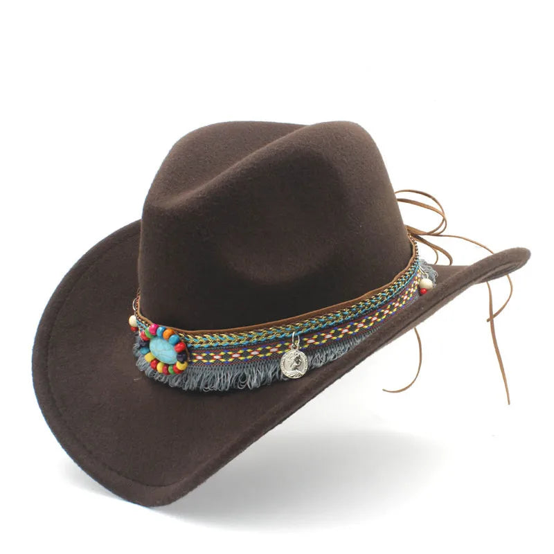Cowboy Hat – Wool with Decorative Band