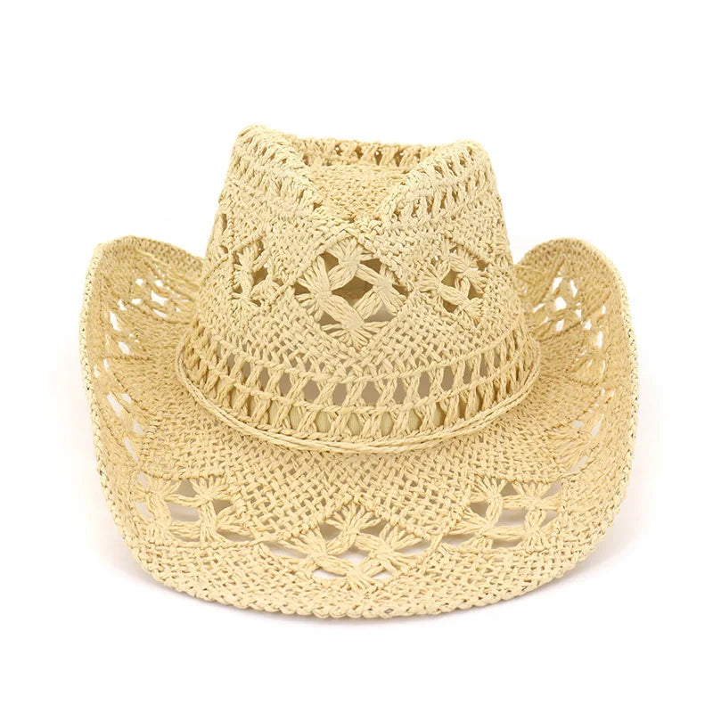 Straw Cowboy Hat – Open-Weave Cowboy Style