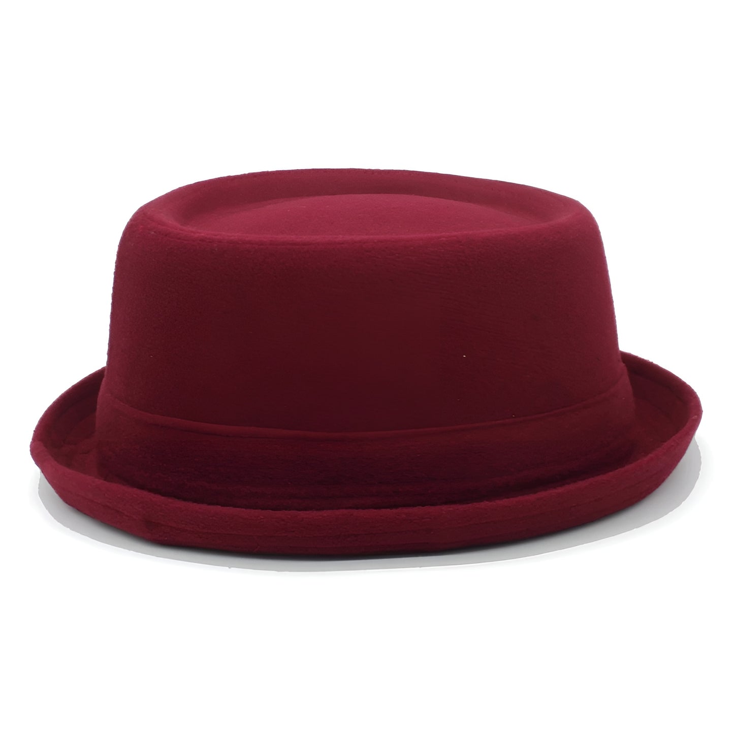 Pork Pie Wool Hat – Vintage Style With Feather Accent