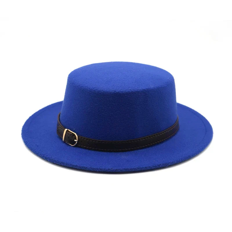 Chapeau Fedora Plat Classy Chic - La Maison du Chapeau