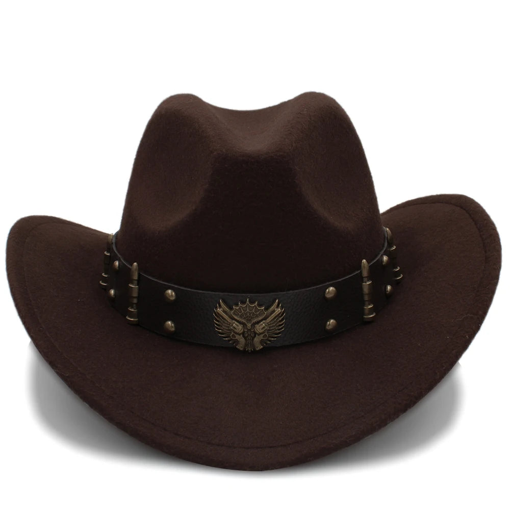 Cowboy Hat – Western Eagle Emblem Design
