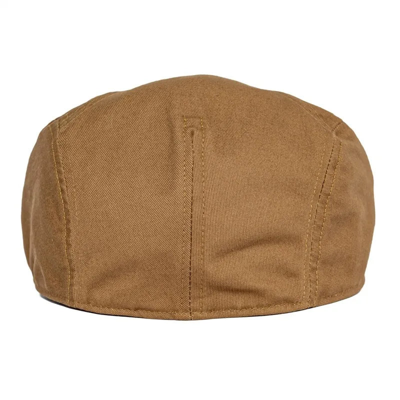 Flat Cap – Classic Cotton Structure with Subtle Paneling