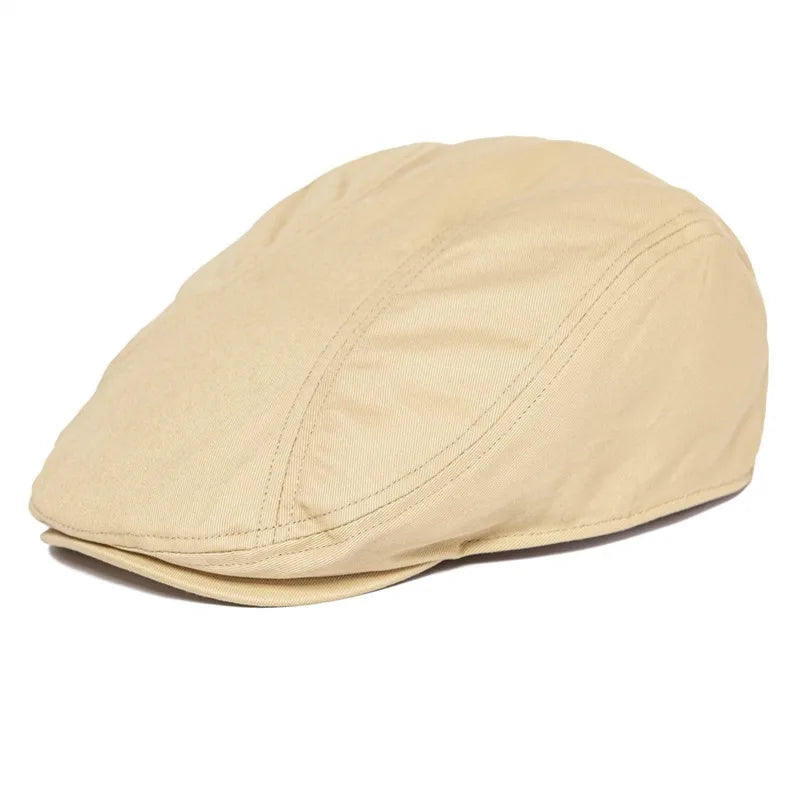 Flat Cap – Classic Cotton Structure with Subtle Paneling