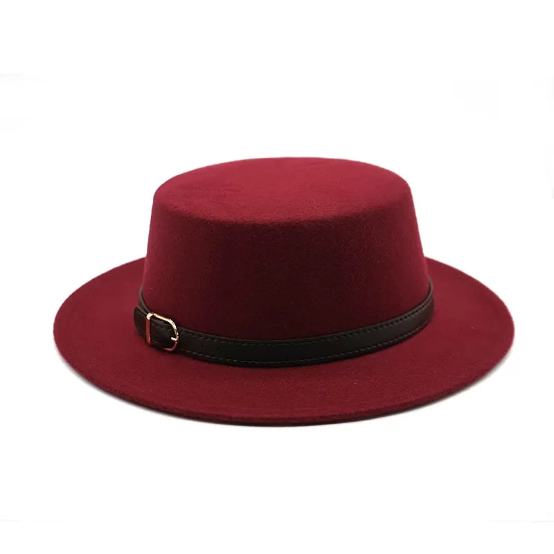 Chapeau Fedora Plat Classy Chic - La Maison du Chapeau