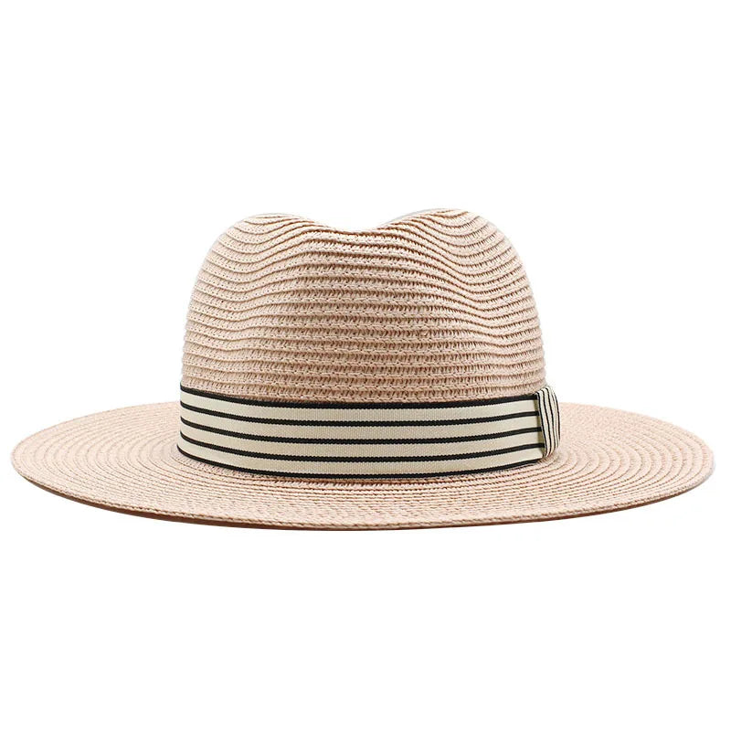 Panama Hat – Striped Band & Clean Structured Finish