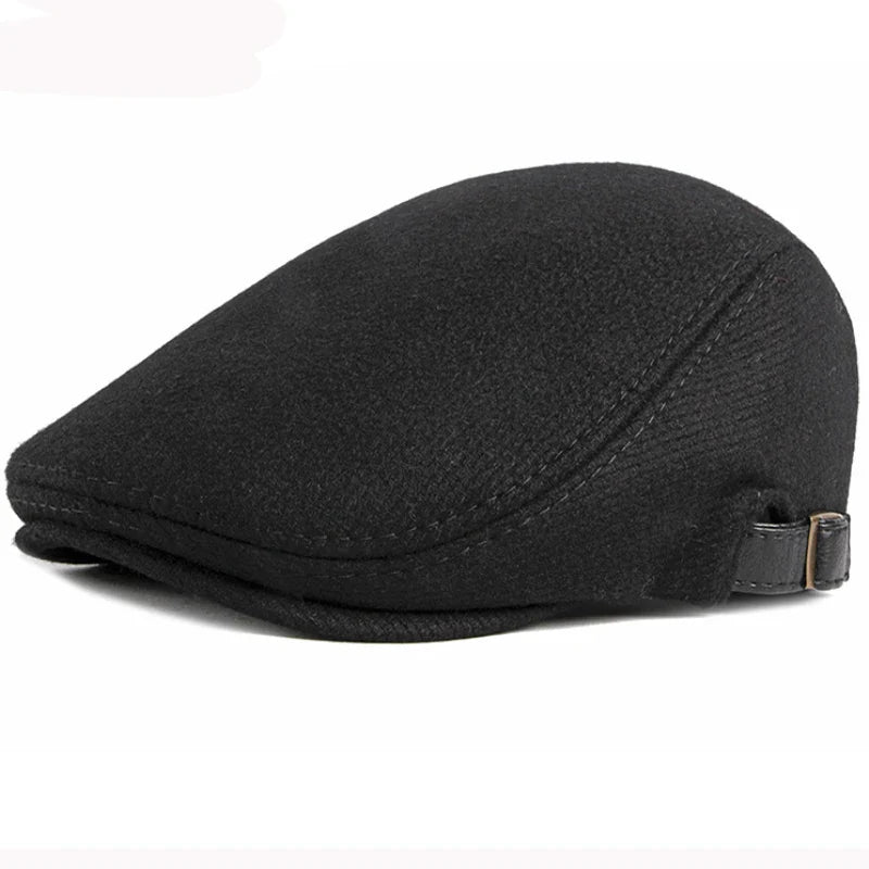 Flat Cap – Men’s Wool Herringbone Pattern