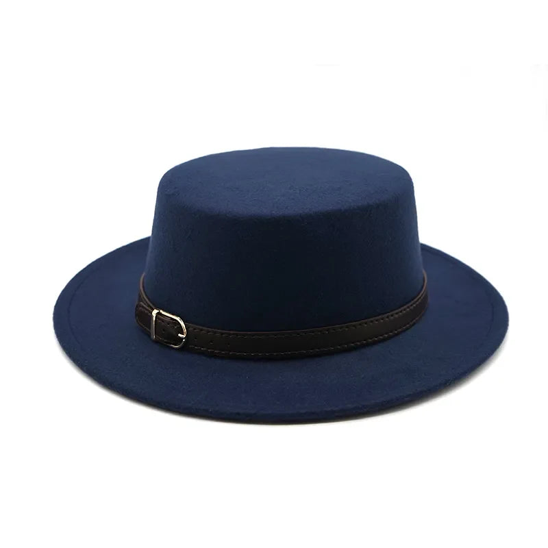 Chapeau Fedora Plat Classy Chic - La Maison du Chapeau