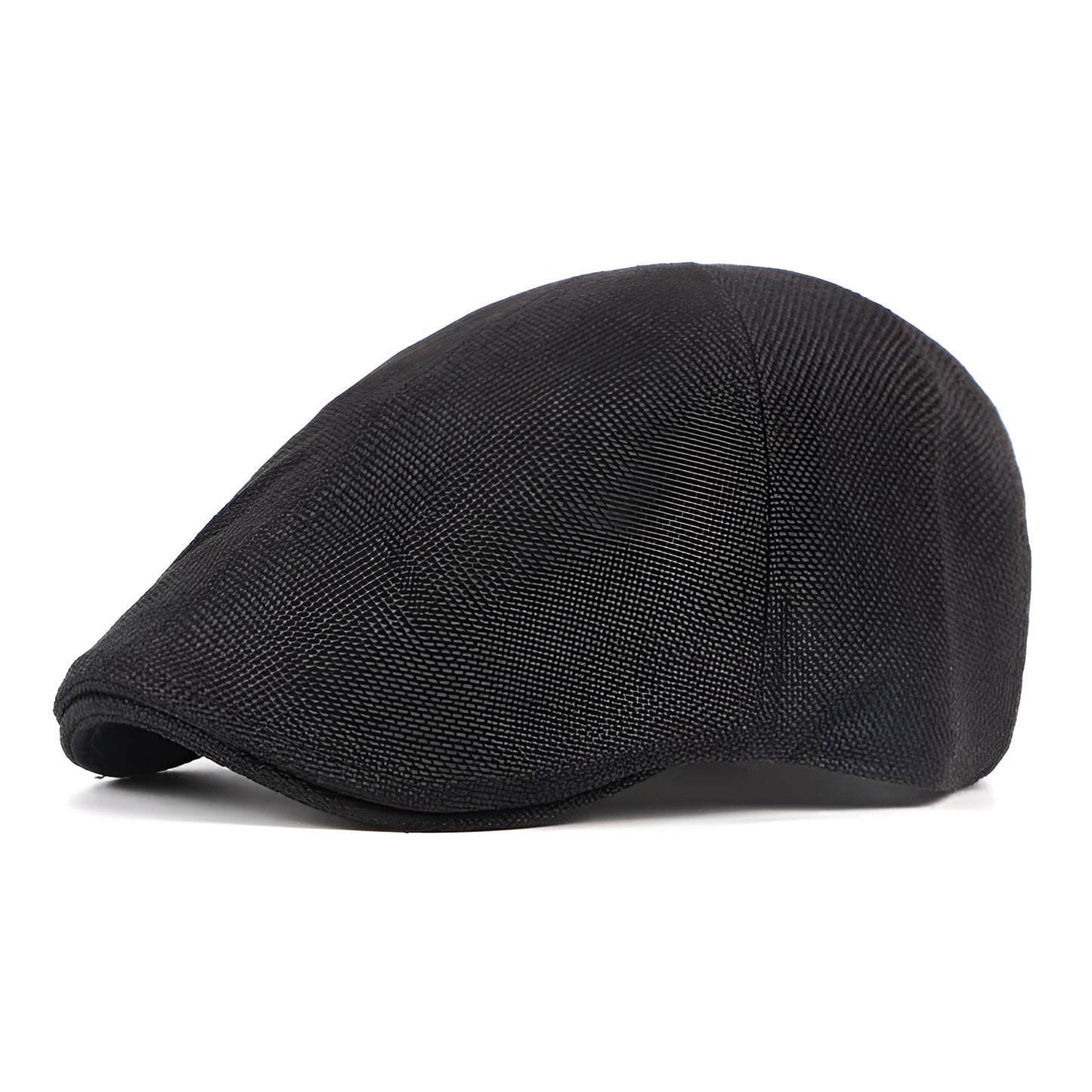 Flat Cap – Lightweight Linen Texture for Spring & Summer