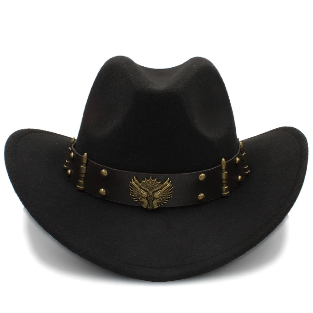Cowboy Hat – Western Eagle Emblem Design