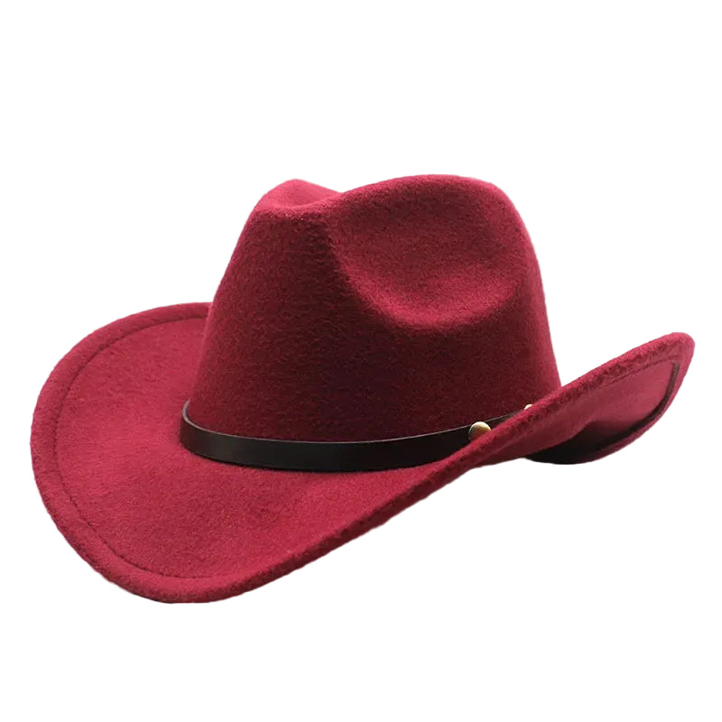 Cowboy Hat – Minimalist Leather Band Design