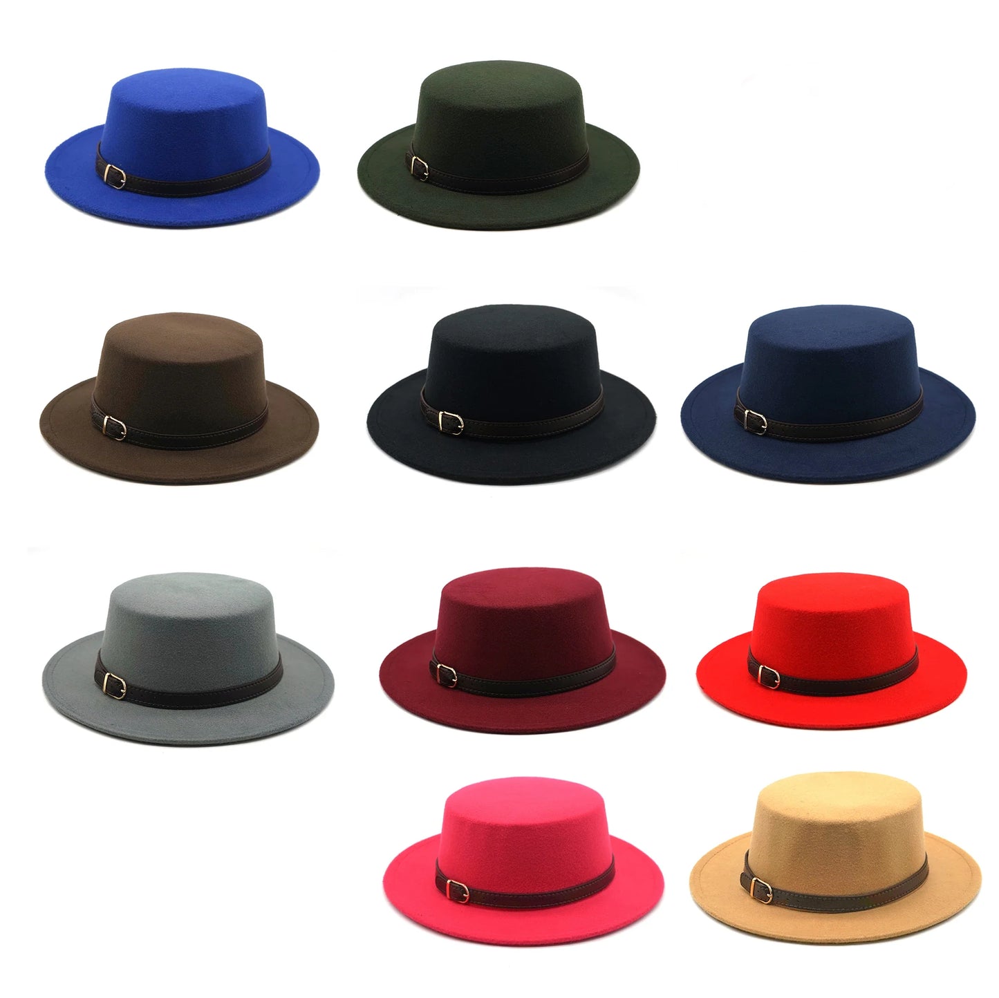 Chapeau Fedora Plat Classy Chic - La Maison du Chapeau